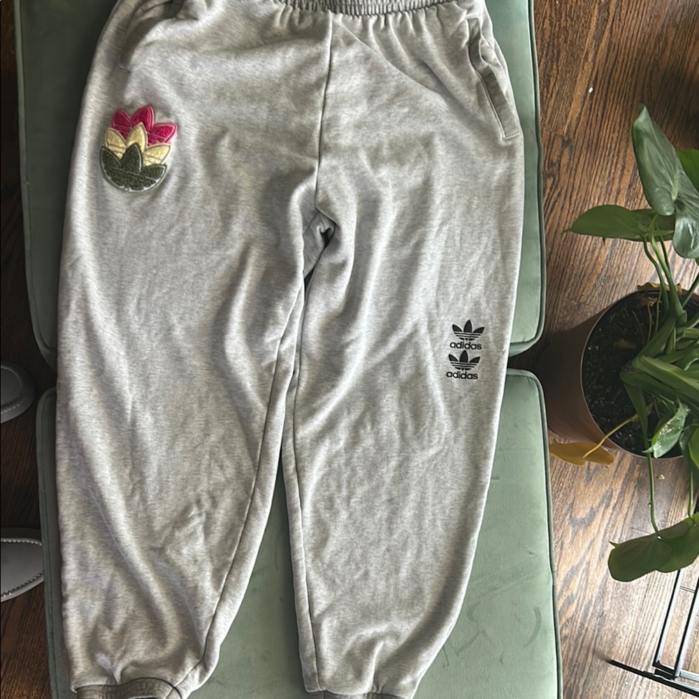 Adidas Kids Gray Jogger Pants